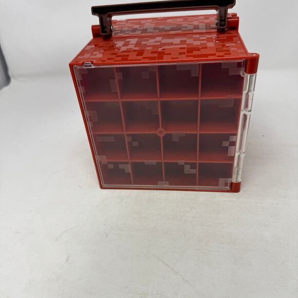 Minecraft Mini Figure Collector Storage Case - Red - Picture 1 of 9